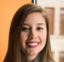 Victoria Lawson, CFO de una empresa de trading financiero, retrato